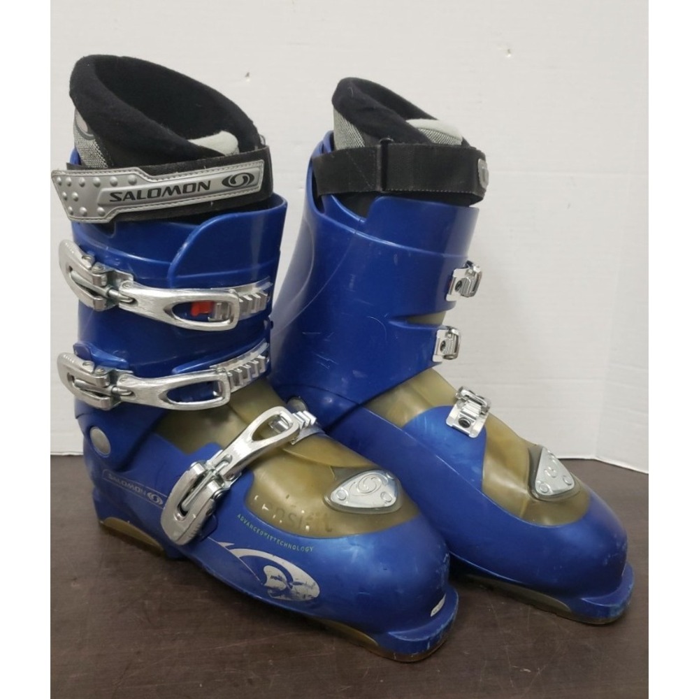 Salomon‎ Ellipse 9.0 Ski Boots Mens 10.5 Blue Speedlace Ski Walk Toggle Alpine